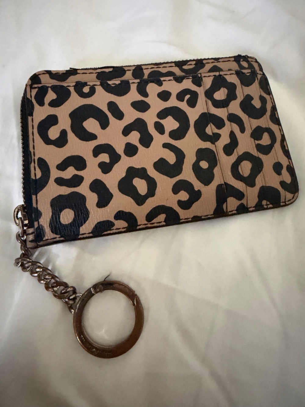 Kate Spade Darcy Zip Cardholder Leopard!! - Picture 3 of 5